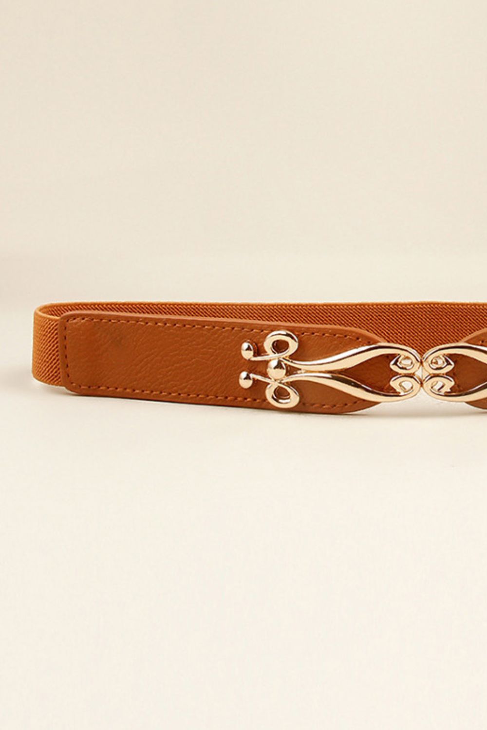 Alloy Buckle Elastic Belt - House of Binx 