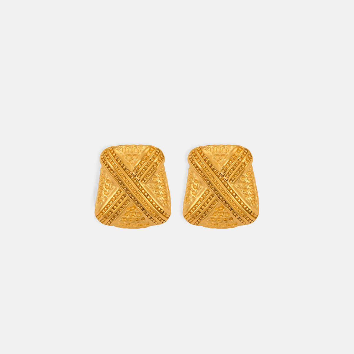 Titanium Steel Geometric Shape Earrings - House of Binx 