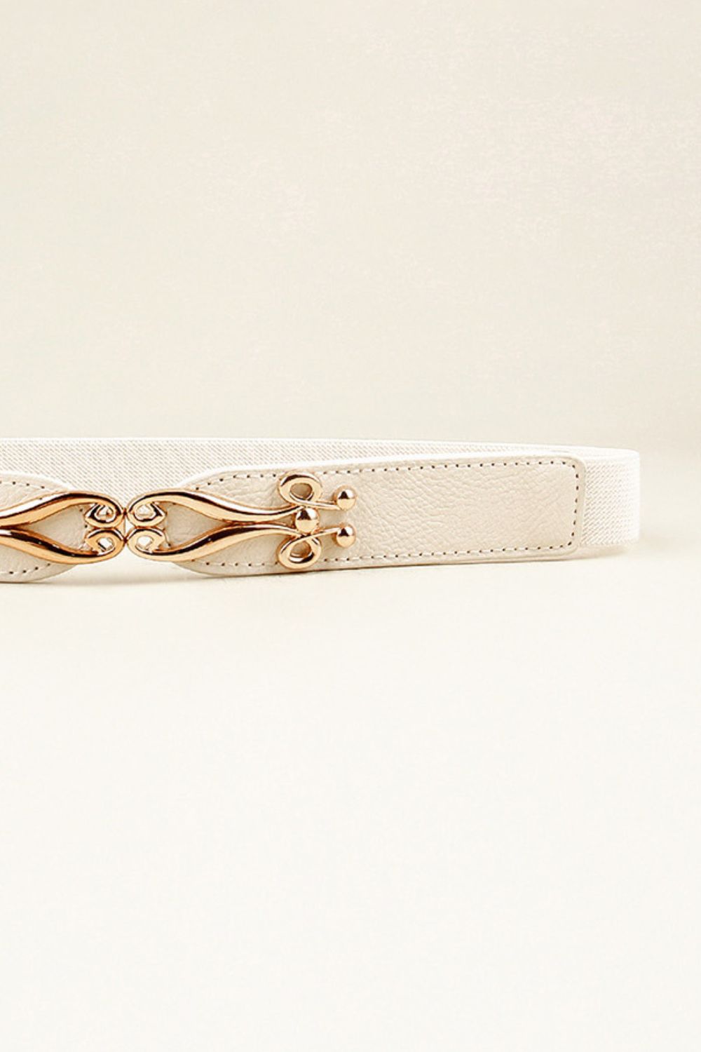 Alloy Buckle Elastic Belt - House of Binx 