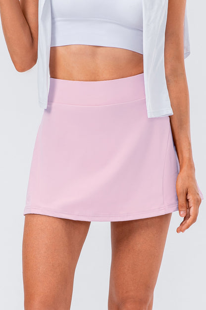 High Waist Pleated Active Skirt - House of Binx 