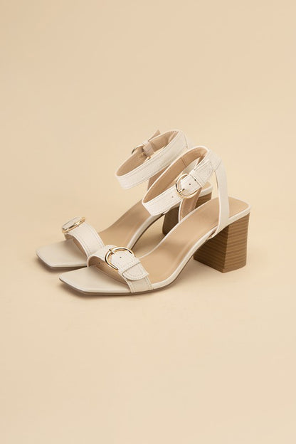 TREATY-S Buckle Sandal Heel - House of Binx 